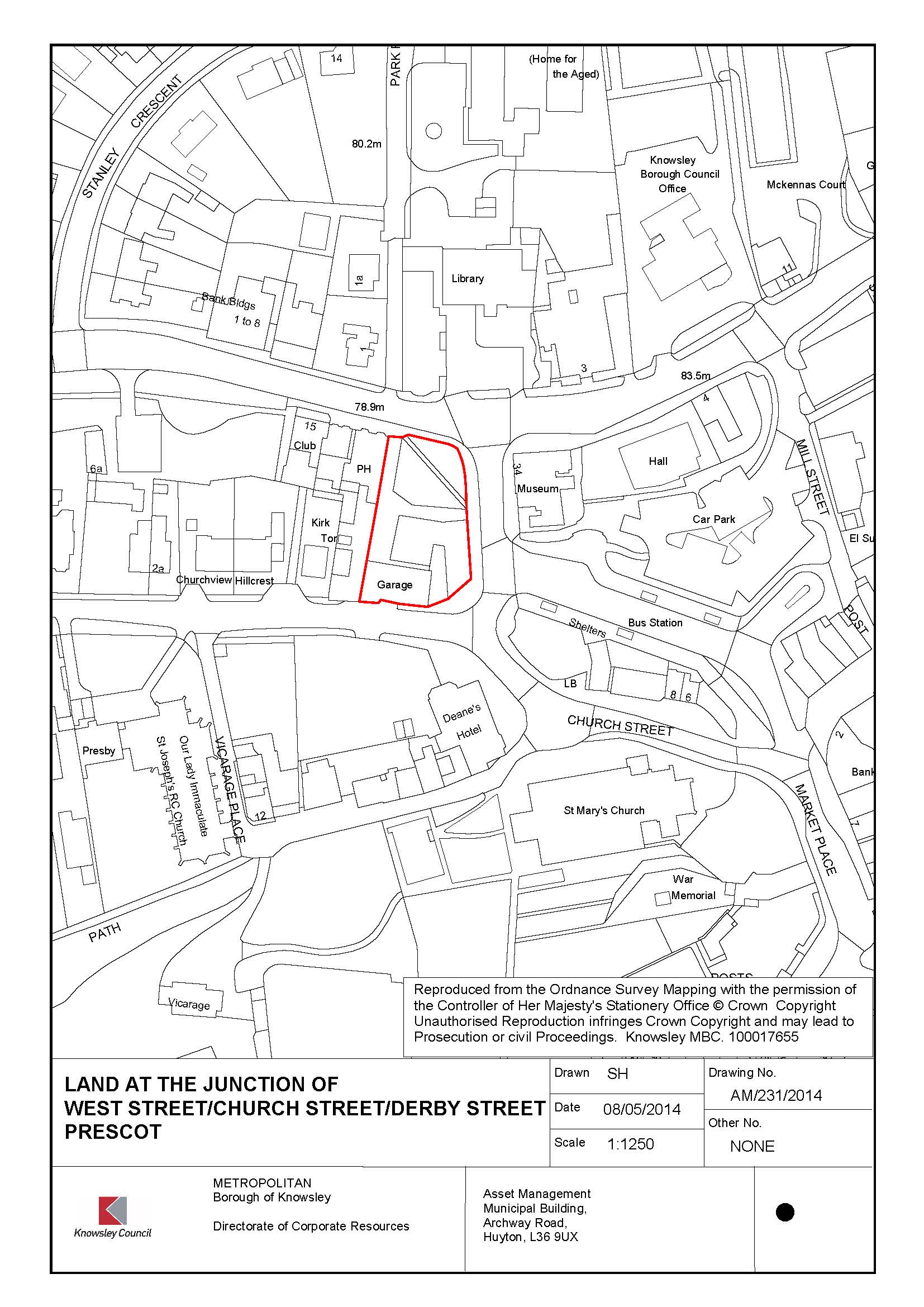 Map of West Street